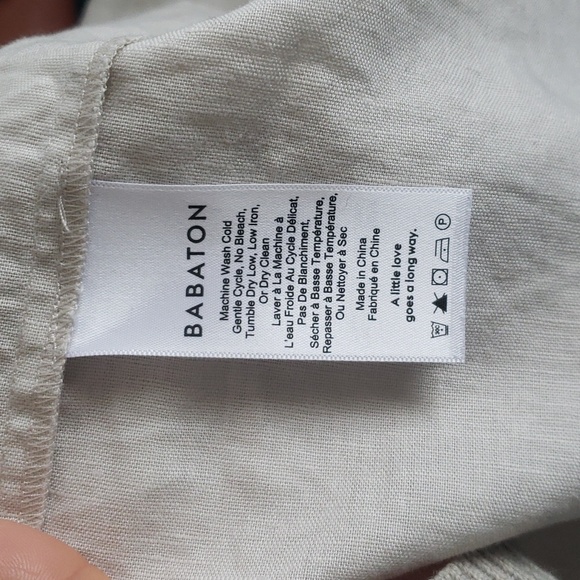 Babaton Wallace Linen Cotton Wrap Dress XS - Picture 4 of 7